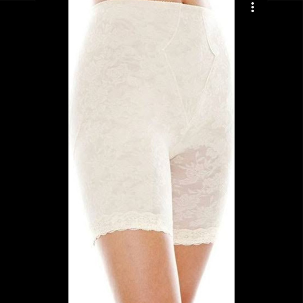 Roaman's Essential Stretch Lace-Trim Short c4.